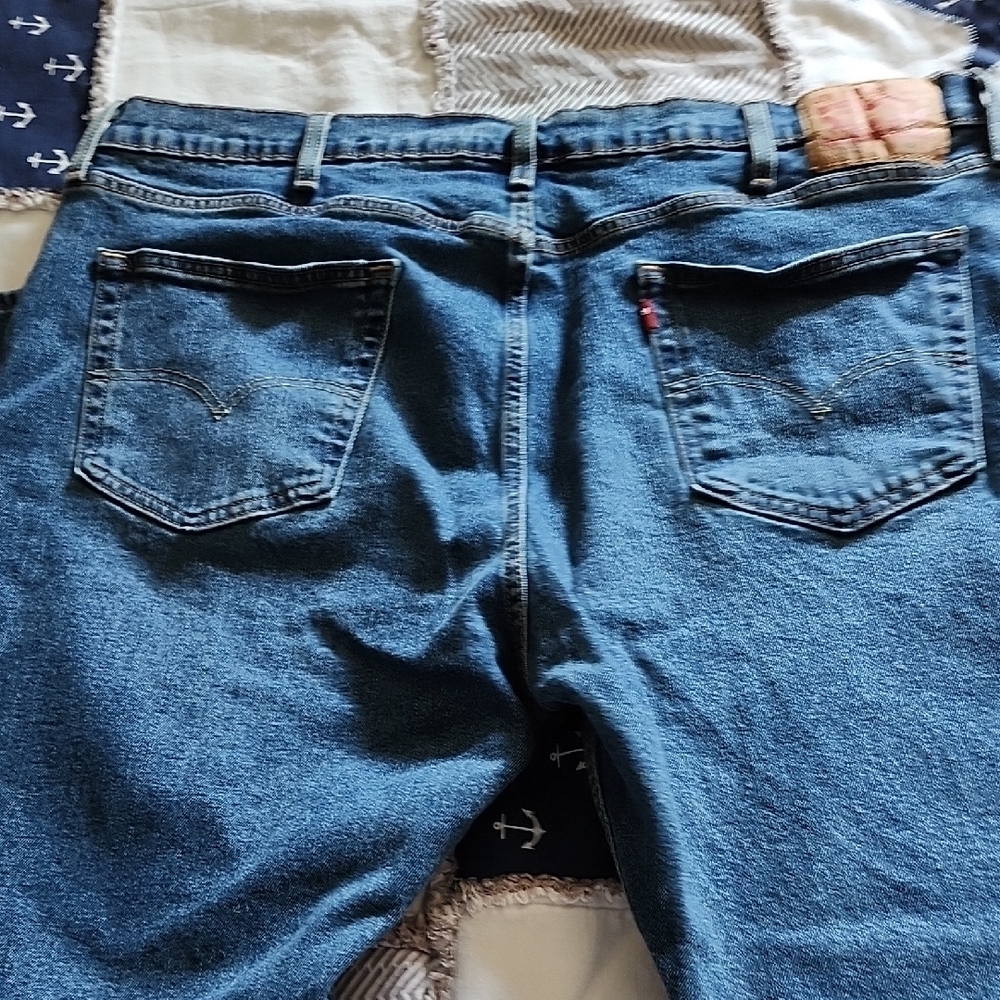 Levi's Blue Relaxed Fit Jeans Timeless Comfort - Picture 4 of 5